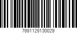 Código de barras (EAN, GTIN, SKU, ISBN): '7891129130029'