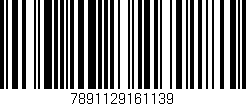 Código de barras (EAN, GTIN, SKU, ISBN): '7891129161139'