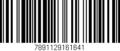 Código de barras (EAN, GTIN, SKU, ISBN): '7891129161641'