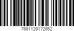 Código de barras (EAN, GTIN, SKU, ISBN): '7891129172852'