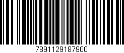 Código de barras (EAN, GTIN, SKU, ISBN): '7891129187900'