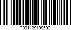 Código de barras (EAN, GTIN, SKU, ISBN): '7891129189683'