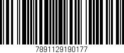 Código de barras (EAN, GTIN, SKU, ISBN): '7891129190177'