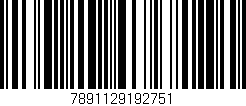 Código de barras (EAN, GTIN, SKU, ISBN): '7891129192751'