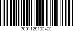 Código de barras (EAN, GTIN, SKU, ISBN): '7891129193420'