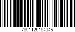 Código de barras (EAN, GTIN, SKU, ISBN): '7891129194045'