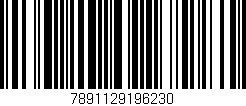 Código de barras (EAN, GTIN, SKU, ISBN): '7891129196230'