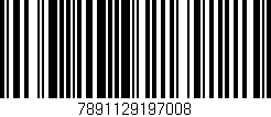 Código de barras (EAN, GTIN, SKU, ISBN): '7891129197008'
