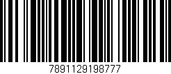 Código de barras (EAN, GTIN, SKU, ISBN): '7891129198777'