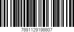 Código de barras (EAN, GTIN, SKU, ISBN): '7891129198807'