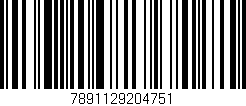 Código de barras (EAN, GTIN, SKU, ISBN): '7891129204751'