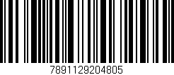Código de barras (EAN, GTIN, SKU, ISBN): '7891129204805'