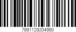 Código de barras (EAN, GTIN, SKU, ISBN): '7891129204980'