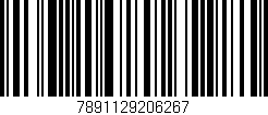 Código de barras (EAN, GTIN, SKU, ISBN): '7891129206267'