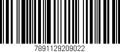 Código de barras (EAN, GTIN, SKU, ISBN): '7891129209022'