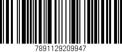 Código de barras (EAN, GTIN, SKU, ISBN): '7891129209947'