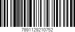 Código de barras (EAN, GTIN, SKU, ISBN): '7891129210752'