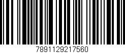 Código de barras (EAN, GTIN, SKU, ISBN): '7891129217560'
