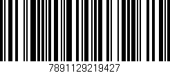 Código de barras (EAN, GTIN, SKU, ISBN): '7891129219427'