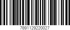 Código de barras (EAN, GTIN, SKU, ISBN): '7891129220027'