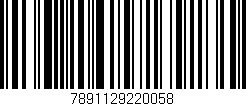 Código de barras (EAN, GTIN, SKU, ISBN): '7891129220058'