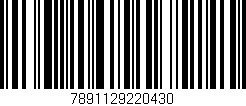 Código de barras (EAN, GTIN, SKU, ISBN): '7891129220430'