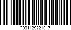 Código de barras (EAN, GTIN, SKU, ISBN): '7891129221017'