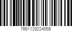 Código de barras (EAN, GTIN, SKU, ISBN): '7891129224056'