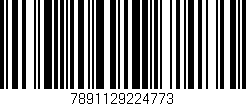 Código de barras (EAN, GTIN, SKU, ISBN): '7891129224773'