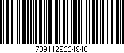 Código de barras (EAN, GTIN, SKU, ISBN): '7891129224940'