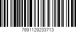 Código de barras (EAN, GTIN, SKU, ISBN): '7891129233713'