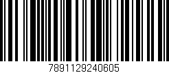 Código de barras (EAN, GTIN, SKU, ISBN): '7891129240605'