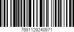 Código de barras (EAN, GTIN, SKU, ISBN): '7891129240971'