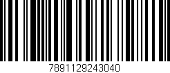 Código de barras (EAN, GTIN, SKU, ISBN): '7891129243040'