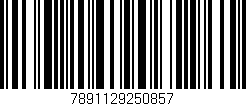 Código de barras (EAN, GTIN, SKU, ISBN): '7891129250857'