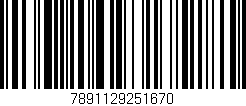Código de barras (EAN, GTIN, SKU, ISBN): '7891129251670'