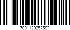 Código de barras (EAN, GTIN, SKU, ISBN): '7891129257597'
