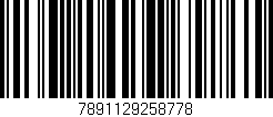 Código de barras (EAN, GTIN, SKU, ISBN): '7891129258778'