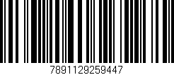 Código de barras (EAN, GTIN, SKU, ISBN): '7891129259447'