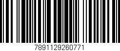 Código de barras (EAN, GTIN, SKU, ISBN): '7891129260771'