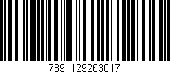 Código de barras (EAN, GTIN, SKU, ISBN): '7891129263017'