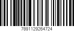 Código de barras (EAN, GTIN, SKU, ISBN): '7891129264724'