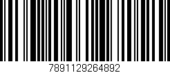 Código de barras (EAN, GTIN, SKU, ISBN): '7891129264892'