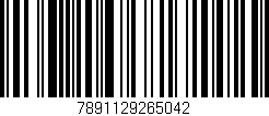 Código de barras (EAN, GTIN, SKU, ISBN): '7891129265042'