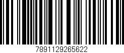 Código de barras (EAN, GTIN, SKU, ISBN): '7891129265622'