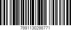 Código de barras (EAN, GTIN, SKU, ISBN): '7891130288771'