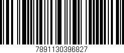 Código de barras (EAN, GTIN, SKU, ISBN): '7891130396827'