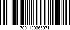 Código de barras (EAN, GTIN, SKU, ISBN): '7891130666371'