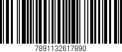 Código de barras (EAN, GTIN, SKU, ISBN): '7891132617890'