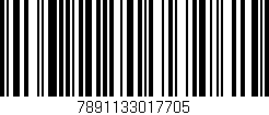 Código de barras (EAN, GTIN, SKU, ISBN): '7891133017705'